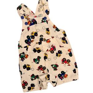 Colorful car Print Overalls